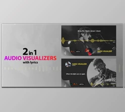 Download Audio Visualizer Modern With Lyrics (Motionarray 434195)