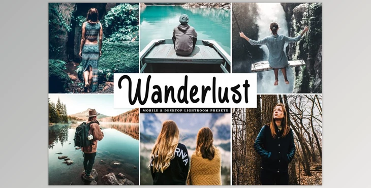 Download Wanderlust Mobile & Desktop Lightroom Presets CreativeMarket