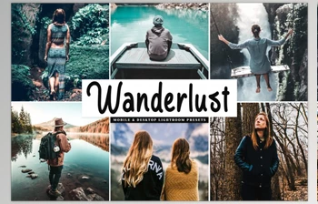Download <span class='badge badge-warning'>Wanderlust</span> Mobile & Desktop Lightroom Presets CreativeMarket