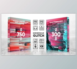 Download Glitch Transitions, Presets, Titles, Logos, Assets, Sound FX Pack (Videohive 22228853) - PR Project