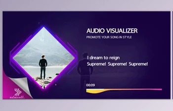 Download Audio Visualizer With Lyrics (<span class='badge badge-warning'>Motionarray</span> 299834) - AE <span class='badge badge-warning'>Project</span>