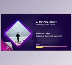 Download Audio Visualizer With Lyrics (Motionarray 299834) - AE Project