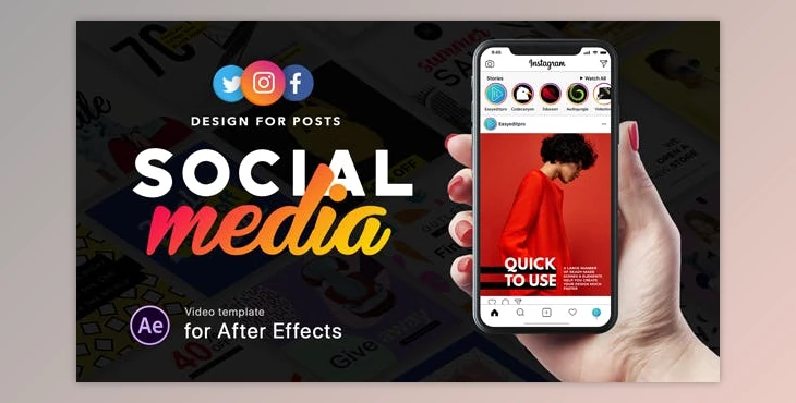 Download Social Media - Design for Posts (Videohive 21371841) - AE Project