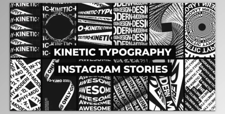 Download Kinetic Typography Instagram Stories (Motionarray 458718) - AE Project