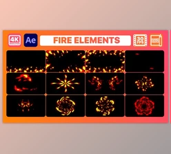 Download Fire Elements And Backgrounds (Videohive 30375515) - AE Project