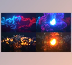 Download Colorful Smoke & Fire Logo (Videohive 30160744) - AE Project