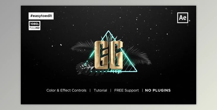 Download Retro 80’s Metallic Logo Reveal (Videohive 30339764) - AE Project