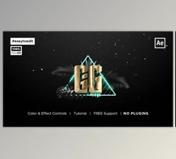 Download Retro 80’s Metallic Logo Reveal (Videohive 30339764) - AE Project