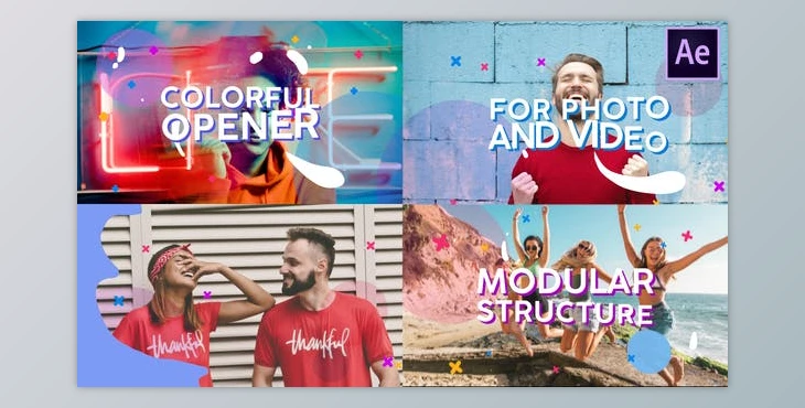 Colorful Opener | After Effects (Videohive 28344895)