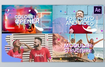 Colorful Opener | <span class='badge badge-warning'>After</span> <span class='badge badge-warning'>Effects</span> (Videohive 28344895)