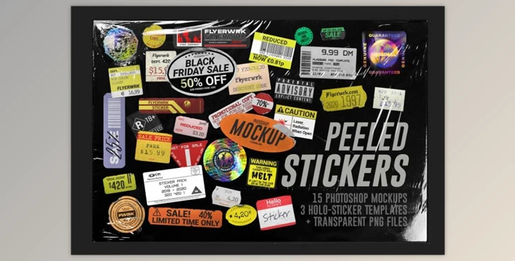Download Peeled Paper Stickers (CreativeMarket – 4066433) - PSD, PNG, JPG, PDF