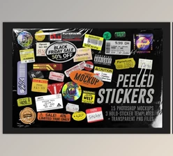 Download Peeled Paper Stickers (CreativeMarket – 4066433) - PSD, PNG, JPG, PDF