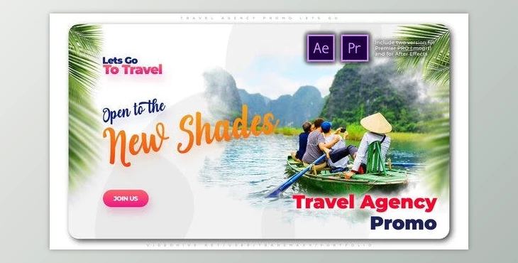 Download Travel Agency Promo Lets Go (Videohive 25559713) - PR Project