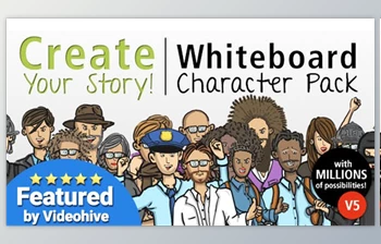 Download Create Your Story Whiteboard <span class='badge badge-warning'>Character</span> Pack (Videohive 5833338) - AE Project