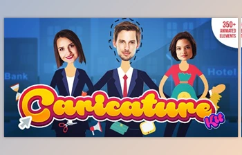 Download Explainer video toolkit - Caricature Toolkit -  <span class='badge badge-warning'>Face</span> Cut Out (Videohive 19264969) - AE Project
