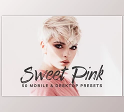 Download 50 Sweet Pink Lightroom Presets LUTs CreativeMarket 4435853