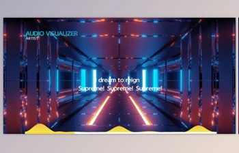 Download Audio Visualizer With Lyrics And <span class='badge badge-warning'>Loop</span> (Motionarray 429295)