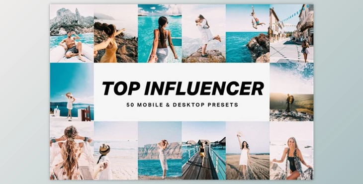 Download 50 Top Influencer Lightroom Presets