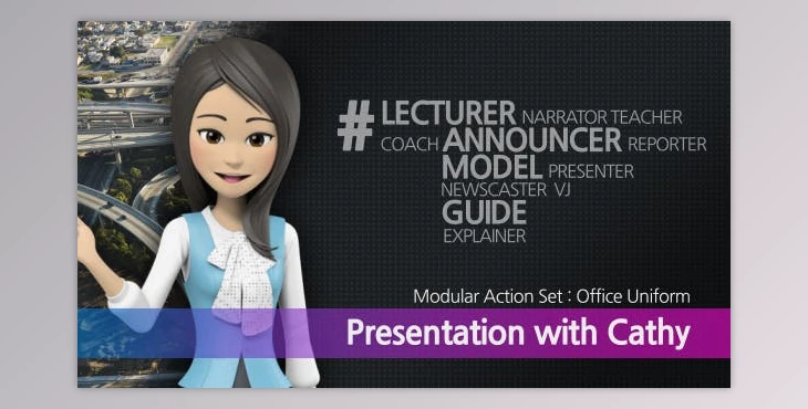 Download Presentation With Cathy: Office Uniform (Videohive 10611291) - AE Project