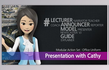 Download Presentation With Cathy: <span class='badge badge-warning'>Office</span> Uniform (Videohive 10611291) - AE Project