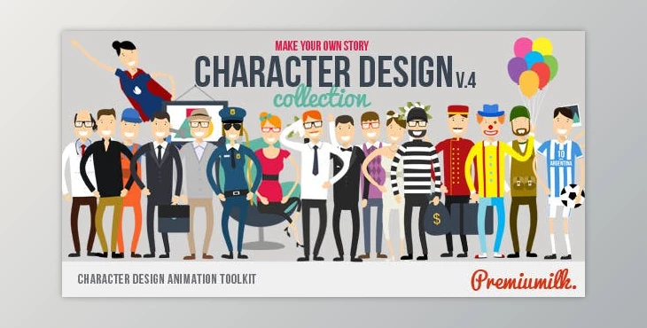 Download Character Design Animation Toolkit (Videohive 8054341) - AE Project