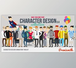 Download Character Design Animation Toolkit (Videohive 8054341) - AE Project