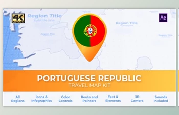 Portugal <span class='badge badge-warning'>Map</span> - Portuguese Republic Travel <span class='badge badge-warning'>Map</span> (<span class='badge badge-warning'>Videohive</span>)
