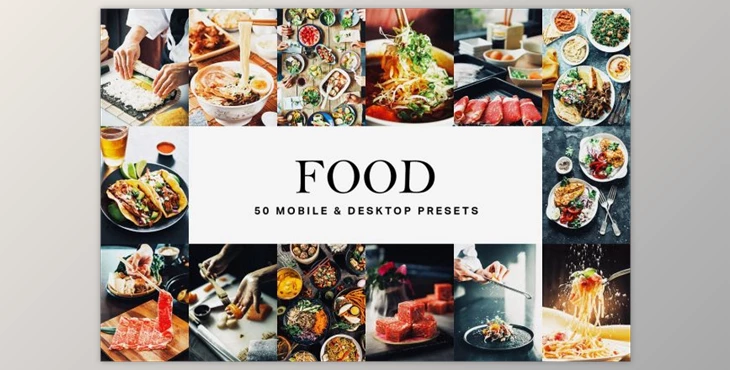 Download 50 Food Lightroom Presets & LUTs