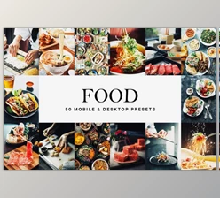 Download 50 Food Lightroom Presets & LUTs