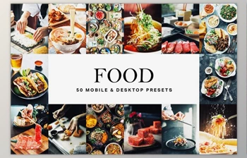 Download 50 Food Lightroom <span class='badge badge-warning'>Presets</span> & LUTs