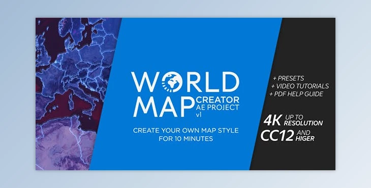 Download World Map Creator (Videohive 21146904) - AE Project