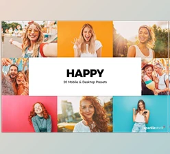 Download 20 Happy Lightroom Presets & LUTs CreativeMarket-5855812 (XMP, PNG, DNG)
