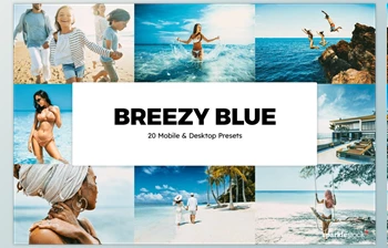 Download 20 Breezy Blue Lightroom Presets & LUTs <span class='badge badge-warning'>CreativeMarket-5846212</span> (XMP, PNG, DNG)