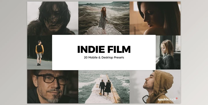 Download 20 Indie Film Lightroom Presets & LUTs CreativeMarket-5844319 (XMP, DNG, PNG)