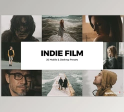 Download 20 Indie Film Lightroom Presets & LUTs CreativeMarket-5844319 (XMP, DNG, PNG)