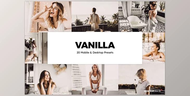 Download 20 Vanilla Lightroom Presets & LUTs CreativeMarket-5847511 (XMP, DNG, PNG)