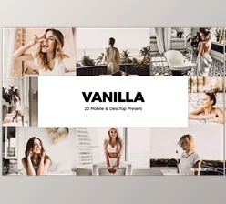 Download 20 Vanilla Lightroom Presets & LUTs CreativeMarket-5847511 (XMP, DNG, PNG)