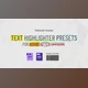 Download Text Highlighter Presets (Videohive 28871094)
