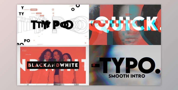 Download Typo Intro (Videohive 29625875) - AE Project