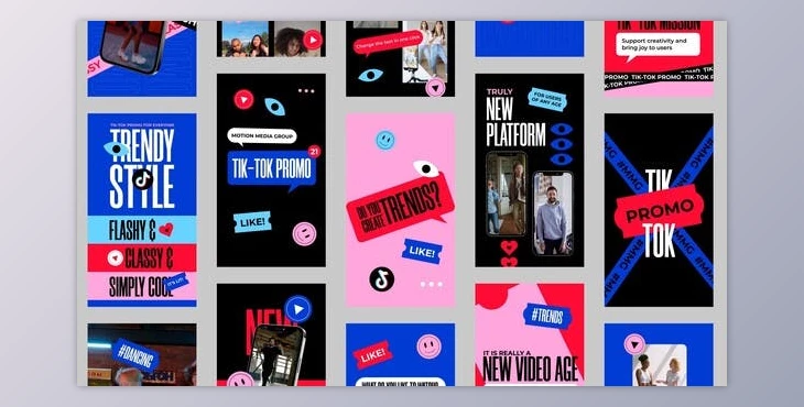 Download TikTok - Stories Pack (Videohive 30653429) - AE Project