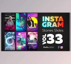 Download Instagram Stories Slides Vol. 33 (Videohive 30513162) - AE Project