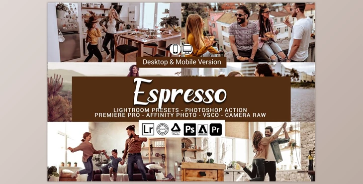 Download Espresso Presets, Photoshop actions CreativeMarket-5689572