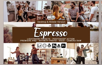 Download Espresso Presets, <span class='badge badge-warning'>Photoshop</span> actions CreativeMarket-5689572