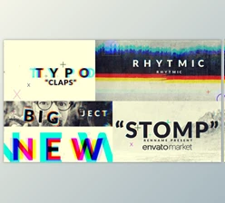 Download Minimal Stomp Typo (Videohive 22985740) - AE Project