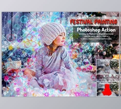 Download Festival Painting Photoshop Action CreativeMarket-5710845 (ATN, ABR)