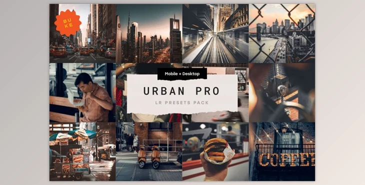 Download Urban Pro – 5 Lightroom Presets CreativeMarket-5036183