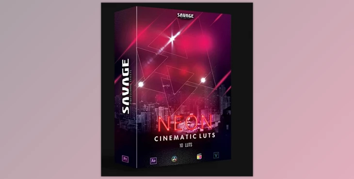 Download SavageLUTS – NEON CINEMATIC LUTS - PACK (cube)