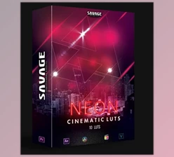 Download SavageLUTS – NEON CINEMATIC LUTS - PACK (cube)