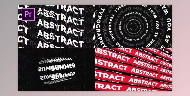 Download Abstract Typography (Videohive 30469263) - PR Project
