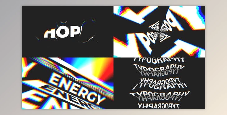 Download Chaotic Typography (Videohive 30242512) - PR Project